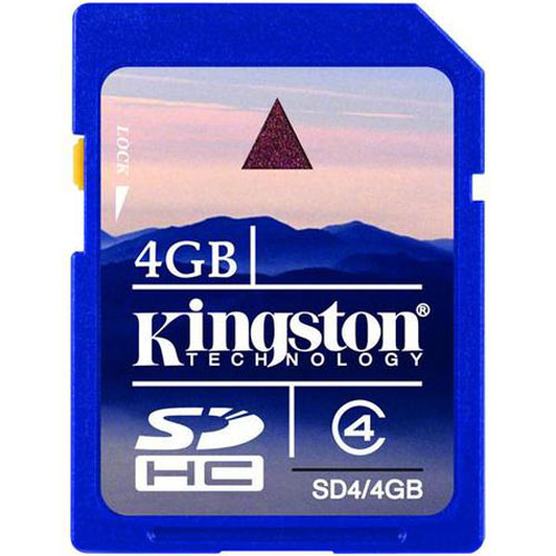 Card de memorie SDHC Kingston 4GB SDHC Class4 photo 1 Card de memorie SDHC Kingston 4GB SDHC Class4 photo 1